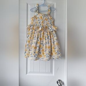 Cupcakes & Cashmere White Pleated Smocked Sundress